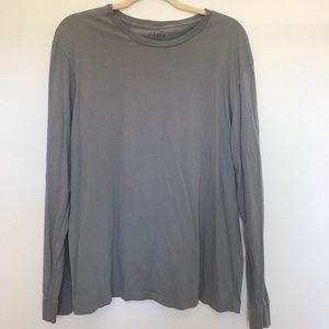 Broken In J Crew Long Sleeve Shirt Gray